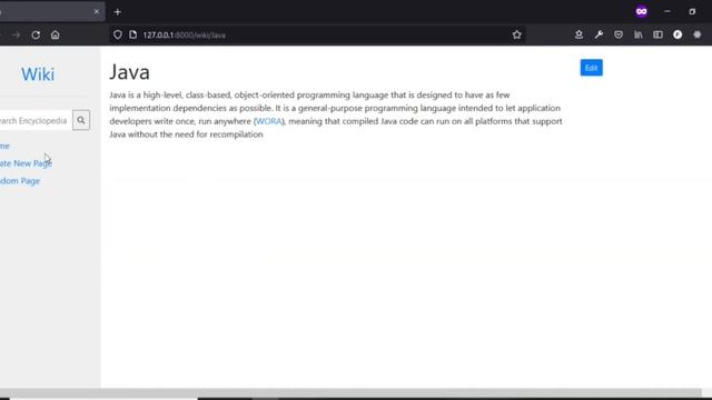 Project1 (Wiki) in CS50'S Web Programming with Python and JavaScript смотреть онлайн