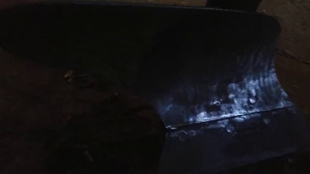 Самодельный трехкорпусный плуг.