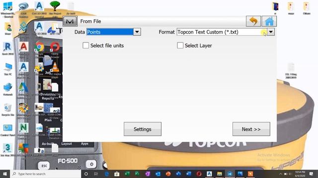 How To Make DXF File For GPS & How to Import DXF file in Topcon GPS FC500. смотреть онлайн