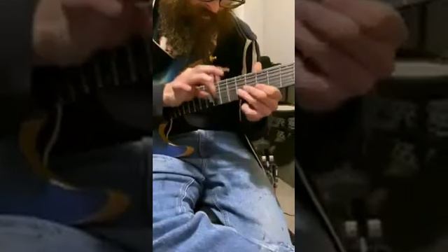 Schecter 7 String jam session. смотреть онлайн
