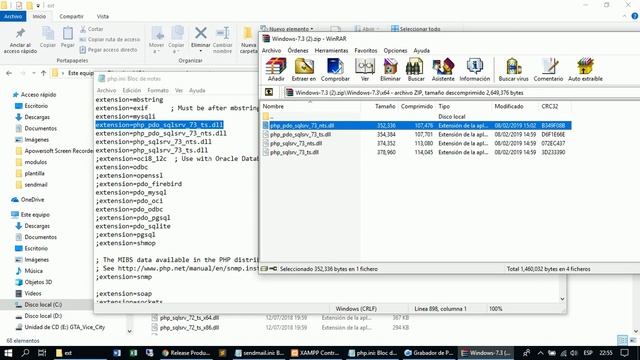 Conectar PHP 7.3 con BD SQL por ODBC смотреть онлайн
