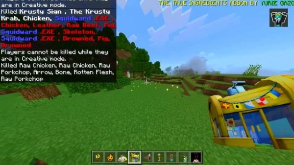 Minecraft PE : FORBIDDEN CURSED SPONGEBOB MOD in Minecraft Pocket Edition