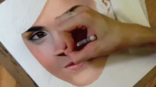 Drawing Emma Watson.Рисуем Эмму Уотсон смотреть онлайн