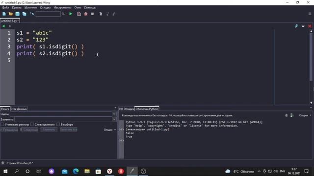 Python #18 Обработка символьных строк смотреть онлайн