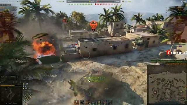 Как соло поднять стату процент побед рейтинг эффективности РЭ WN8 и КПД в WOT Camelot G смотреть онлайн