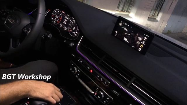 Audi Q7 2016+ - Дополнительная Навигационно-Мультимедийная система на базе Android смотреть онлайн