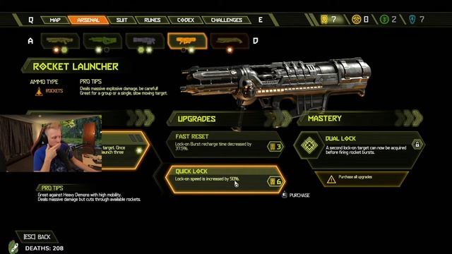 Doom Eternal Nightmare Game-play with a "God FPS shooter" - Quin69 VOD Pt.3/5 смотреть онлайн