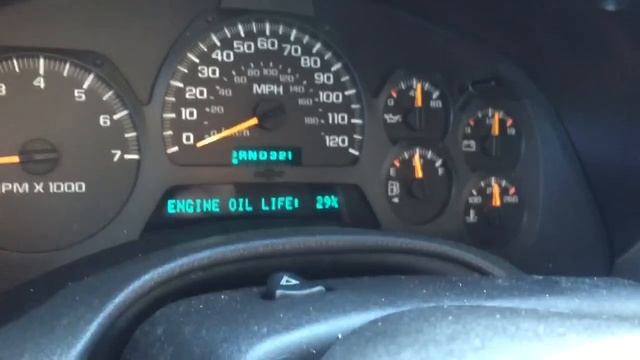 How to reset oil percentage on a 2002 Chevy trailblazer смотреть онлайн