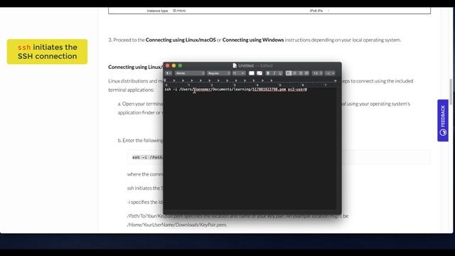 Lab Snippet: Using SSH To Connect To A Linux EC2 Instance