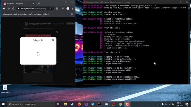 Instagram Spam BOT | Story Reporting | Teaser смотреть онлайн
