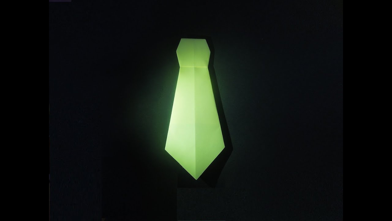 Как сделать галстук из бумаги. Оригами галстук из бумаги.mp4 смотреть онлайн