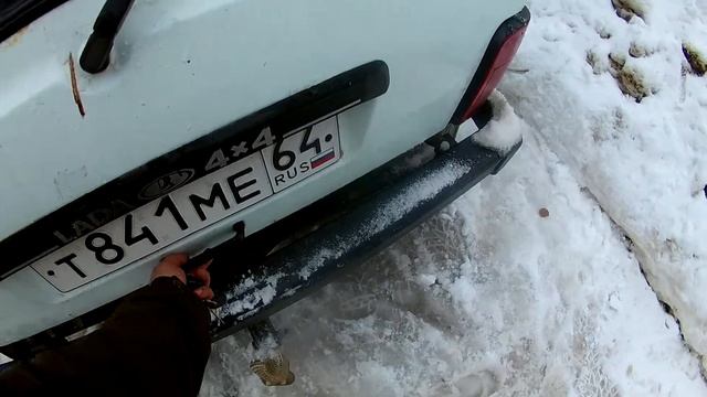 Мотобуксировщик Найда 500 - в Ниву (короткую) смотреть онлайн