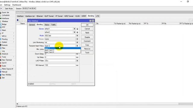 Mikrotik Layer 3 Bonding смотреть онлайн