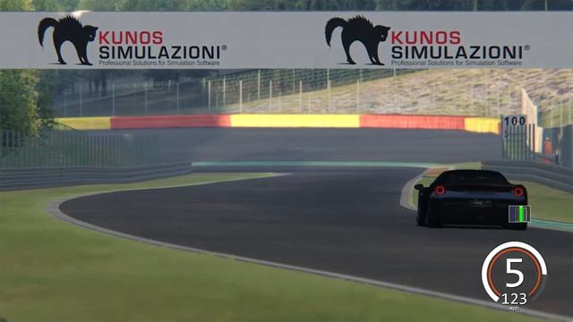 Ferrari 488 Pista BFR 2.28.2 on logitech gamepad смотреть онлайн