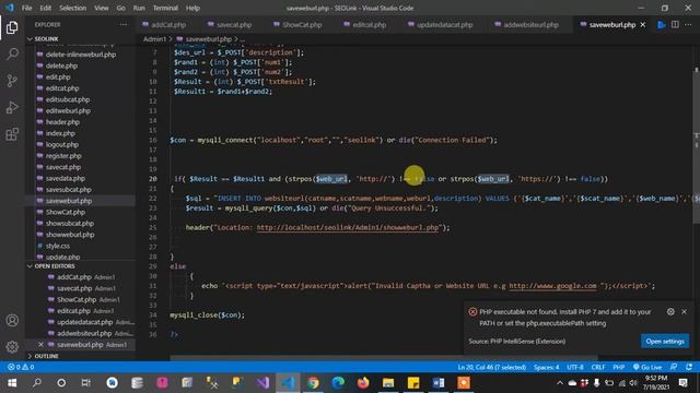 2-SEO Link Directory Portal (Final Project Code Video) смотреть онлайн