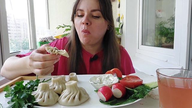 МУКБАНГ Хинкали khinkali eating #мукбанг #хинкали смотреть онлайн