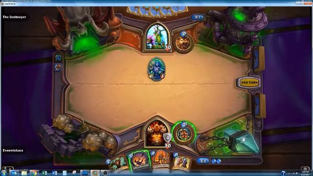 Skull and green goo Hearthstone interactive background смотреть онлайн