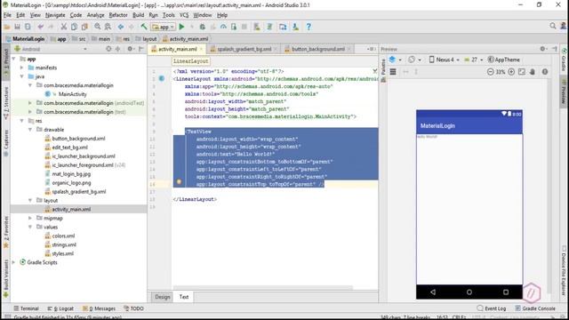 Android Convert PSD design to xml Layout, Android Login Interface tutorial смотреть онлайн