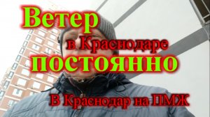 Краснодар минусы ветер в Краснодаре постоянно