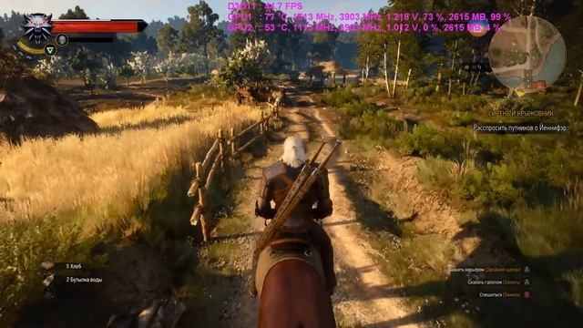 The Witcher 3 gtx 970 (1500/7800) x1 смотреть онлайн
