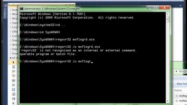 VB NET - Lesson 013 - Flexgrid doesn't work in Visual Studio