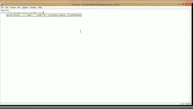 Python Tutorial | Convert Decimal into Octal, Hexadecimal, Binary смотреть онлайн