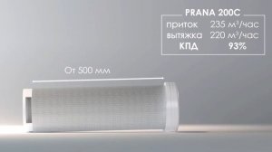 Модельний ряд рекуператоров PRANA