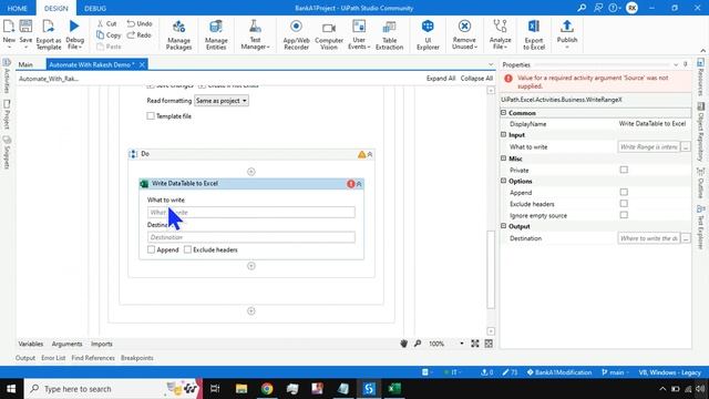 UiPath | How to Extract Web Data to Excel in UiPath using Modern Activities смотреть онлайн