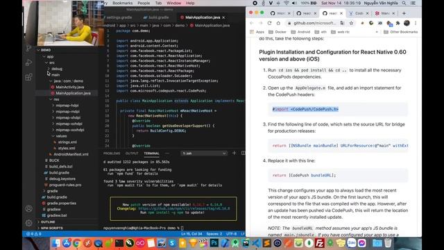 Tìm hiểu code push - Cập nhật ứng dụng react native nhanh gọn lẹ смотреть онлайн