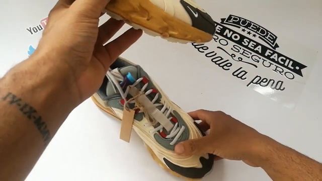 Unboxing&Review Air Max 270 react Travis Scott from halosneakers смотреть онлайн