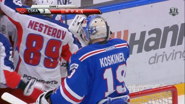 Капризов находит Попова передачей из-за ворот смотреть онлайн