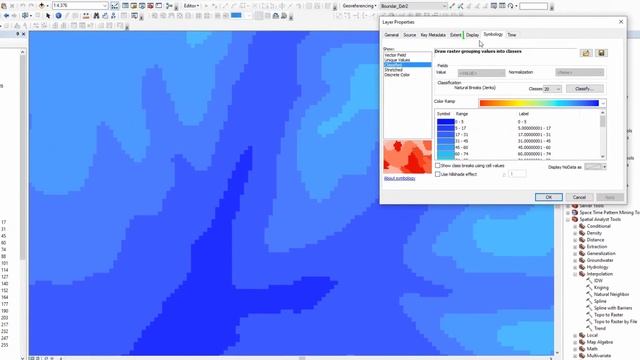 Smoothing raster using ArcGIS Desktop in raster properties смотреть онлайн