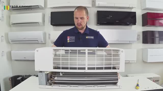 Как снять крышку кондиционера Panasonic PZ.mp4 смотреть онлайн