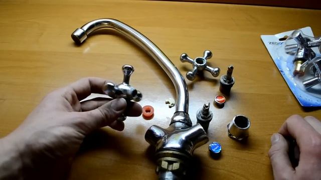 Ремонт смесителя для кухни своими руками смотреть онлайн