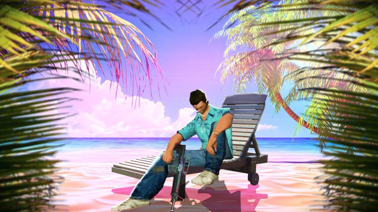 Тонущий Томми и КАМЕННАЯ пальма в GTA Vice City Definitive Edition смотреть онлайн