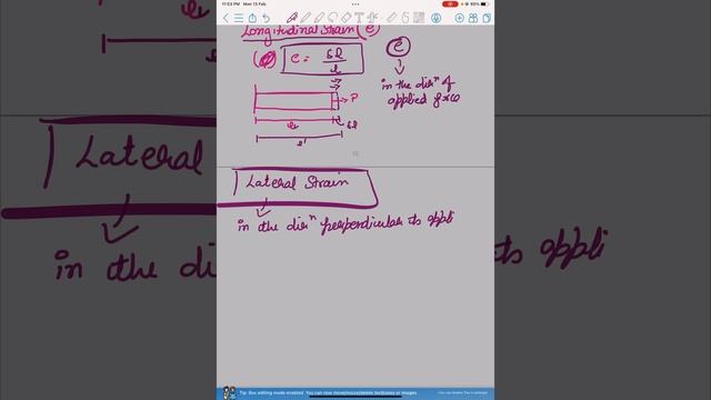 Strength Of Material Lecture 4 Axial Stress, Shear Stress, Longitudinal Strain, Lateral Strain