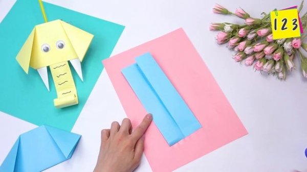 Funny Elephant Moving paper TOYS | Easy paper crafts