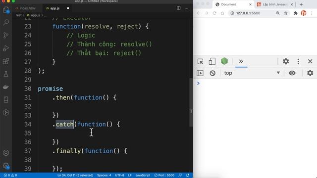 Promise trong Javascript? Cách sử dụng Promise? смотреть онлайн