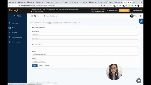 User Management Template Made with React.js: Highly Intuitive Dashboard for User Management (2021) смотреть онлайн