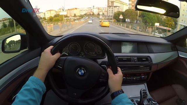 BMW F10 520D M Sport 184 HP //POV Test Driving (0-100)