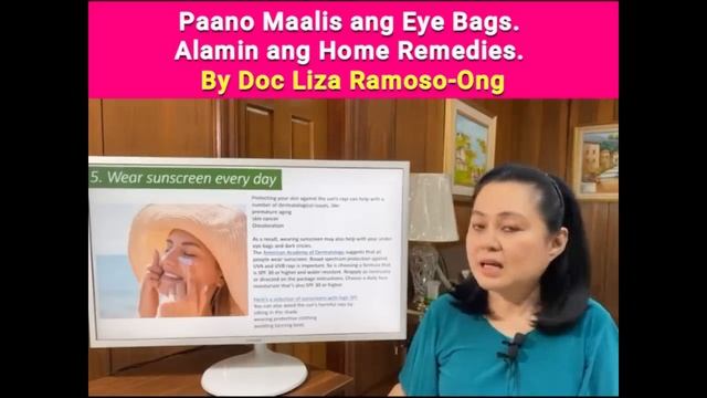 Paano Maalis ang Eye Bags. - By Doc Liza Ramoso-Ong смотреть онлайн