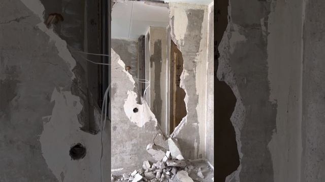 Снос стены в панельном доме, демонтаж перегородки смотреть онлайн