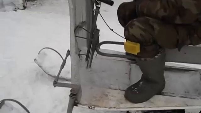 САМОДЕЛЬНЫЙ СНЕГОХОД ШАЙТАН АРБА