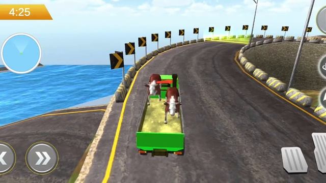 Offroad Farm Animal Transport Truck Driving Simulator - Best Android Gameplay | kids games смотреть онлайн