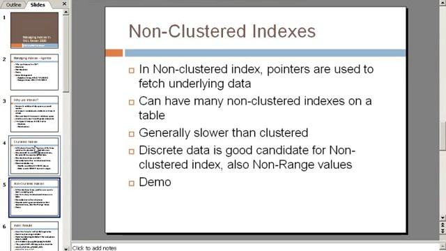 SQL Index - Compare a clustered index vs a non clustered index смотреть онлайн
