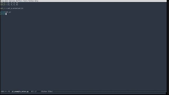 [Python] Sets - union() method смотреть онлайн