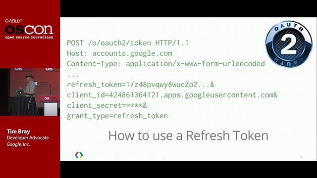 Reducing Identity Pain - Tim Bray (OSCON 2013) смотреть онлайн