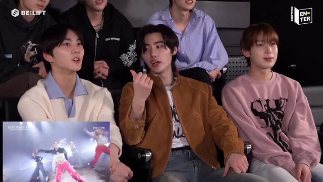 ENHYPEN REACTION TO BABYMONSTER (2NE1 MASH UP) DANCE PERFORMANCE