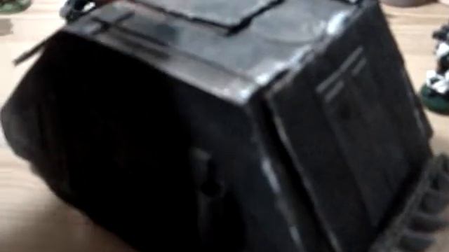 Warhammer 40K: SCRATCH BUILT SPACE MARINE RHINO TANK смотреть онлайн