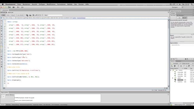 PHPLOT - Dynamische Diagramme mit PHP - PHP Basics смотреть онлайн